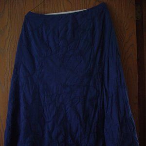 Woman's Talbot's Navy Blue Skirt Size 14